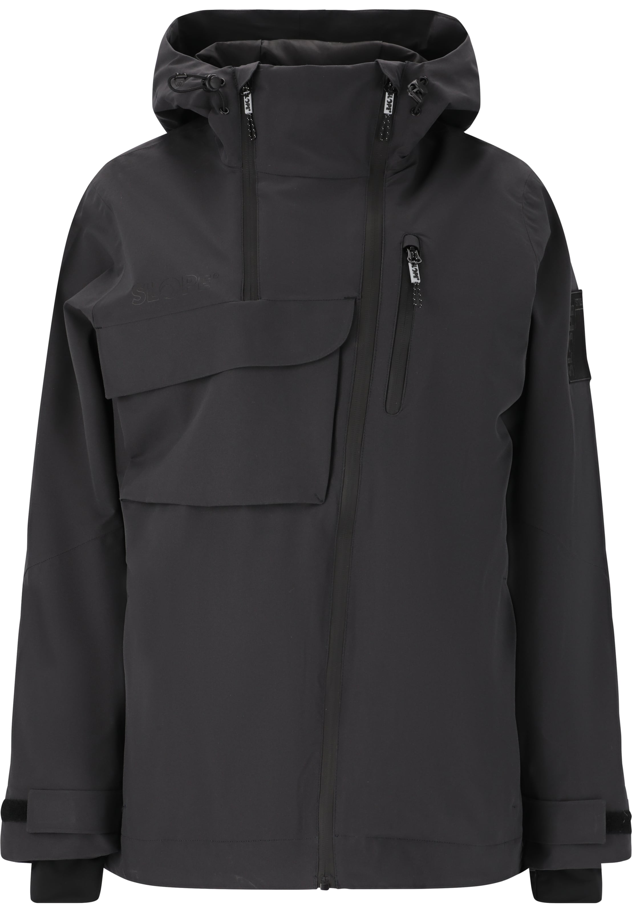 SLOPE Skijacke 'Zuko' in Grau: Vorderseite