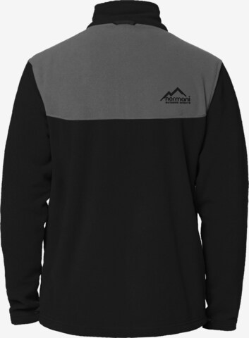 normani Athletic Fleece Jacket 'Ivalo' in Black