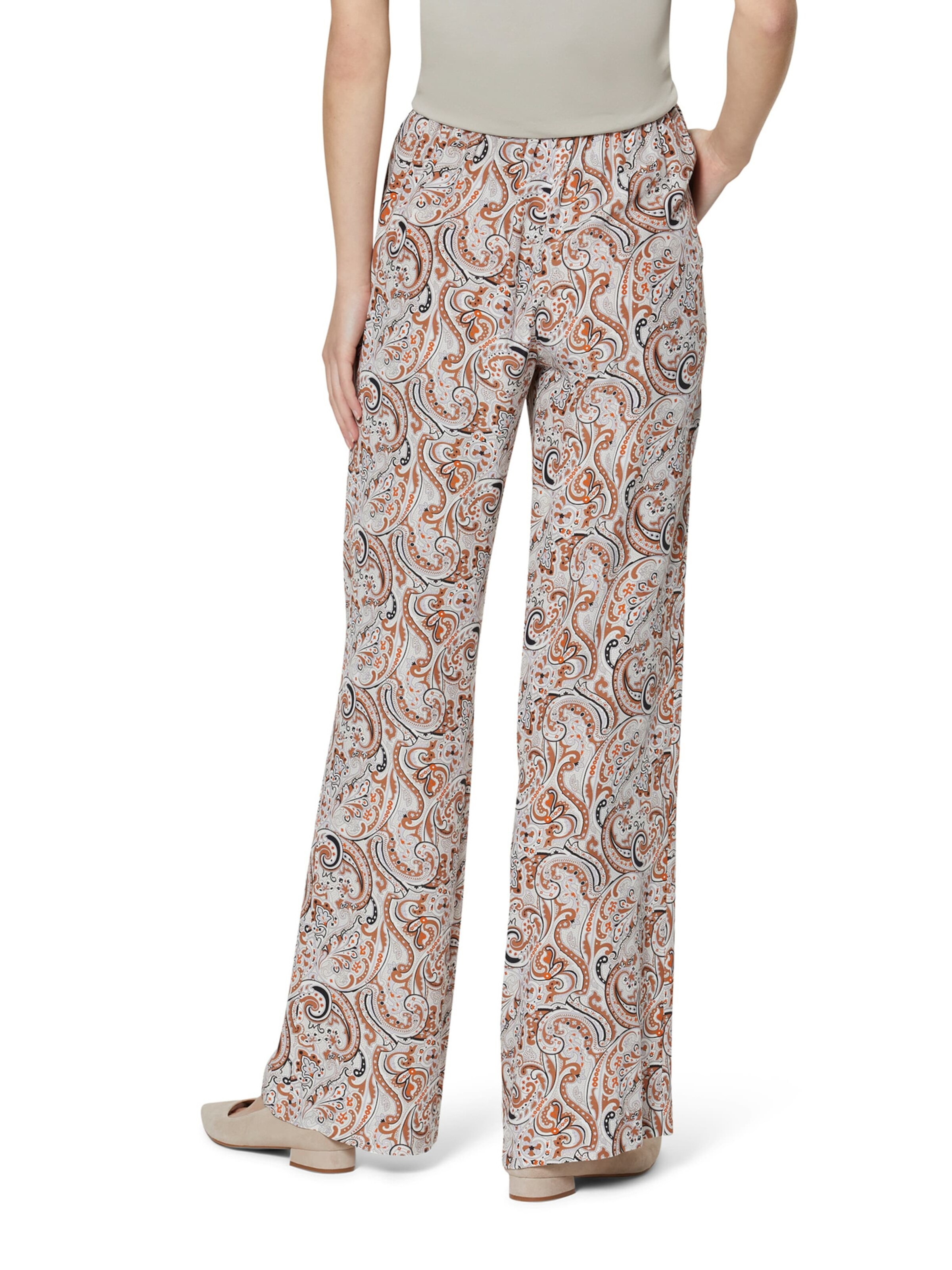 Wide Leg Pantalon MADELEINE en mélange de couleurs