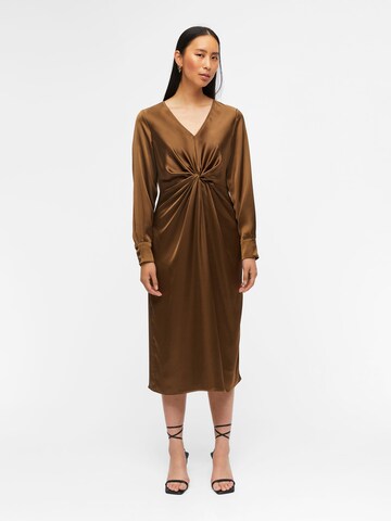 Robe de cocktail OBJECT en marron