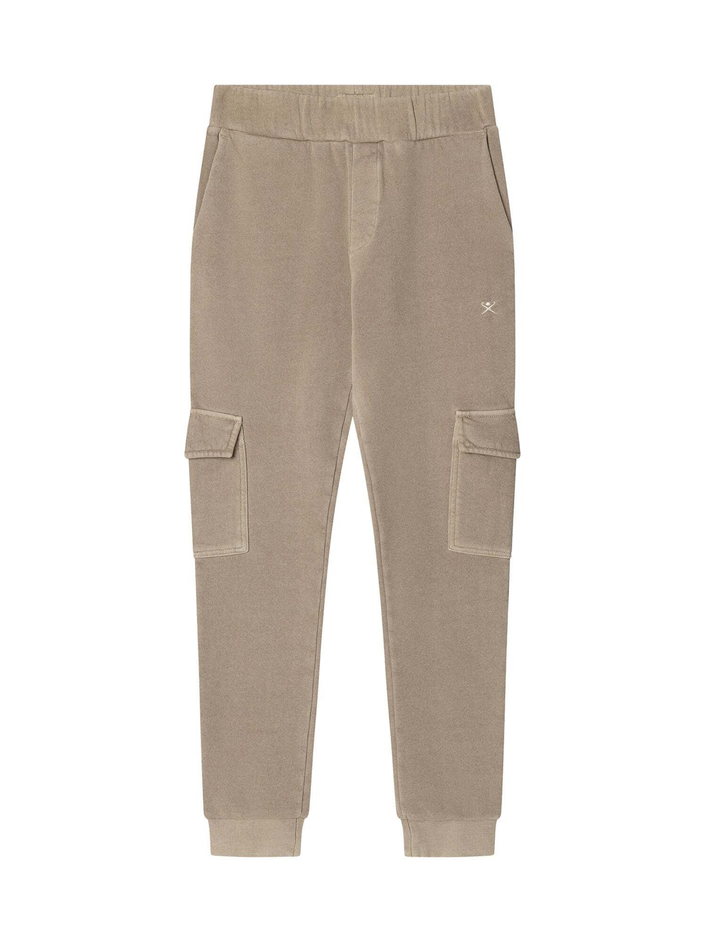 Hackett London Tapered Broek in Beige: voorkant