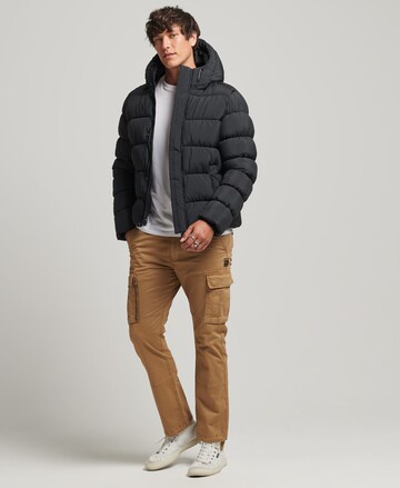 Superdry Winterjas in Zwart