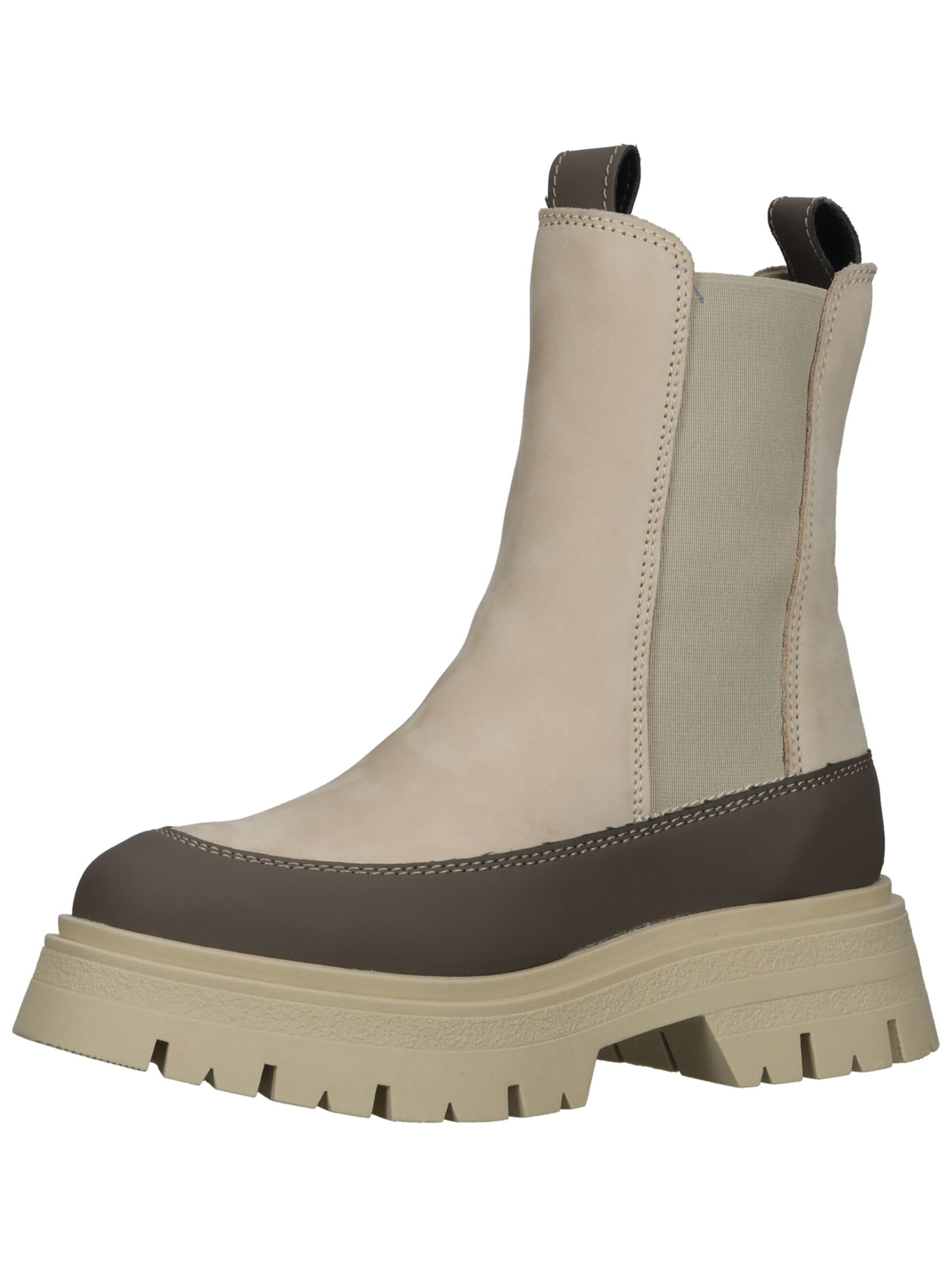 Tamaris Chelsea boots in Beige: voorkant