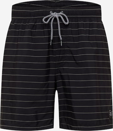 PROTEST Swimming Trunks 'Sharif' in Black: front