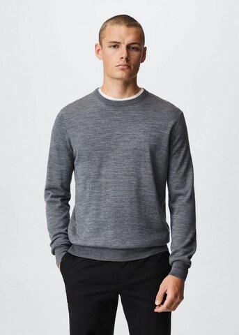 MANGO MAN Pullover 'Willy' in Grau: predná strana