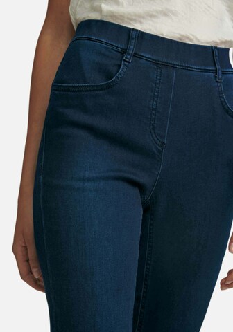 Peter Hahn Slimfit 5-Pocket-Jeans in Blau