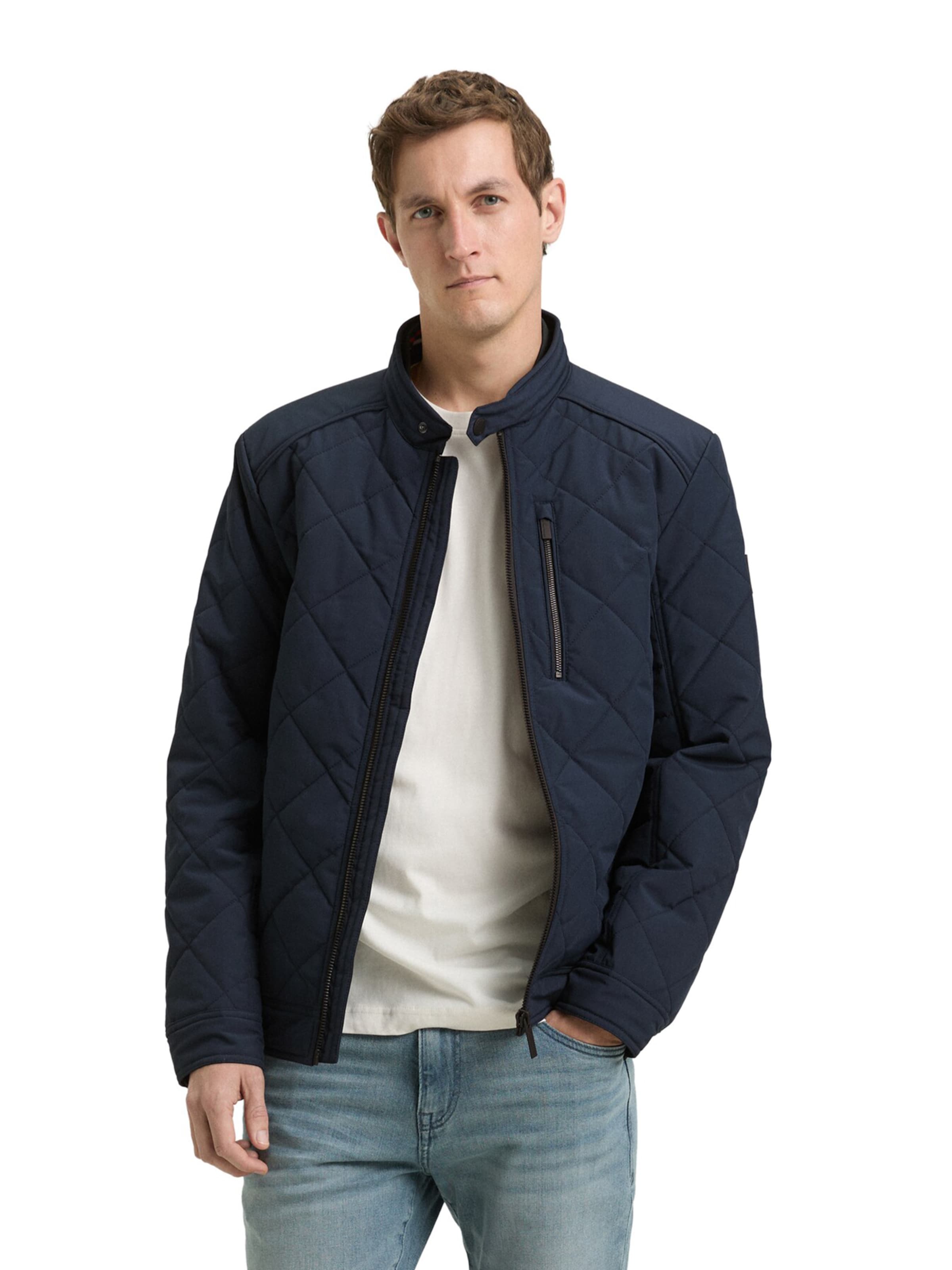 TOM TAILOR - Chaqueta de entretiempo en azul: frente
