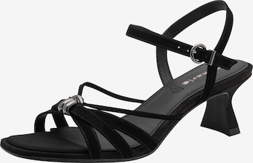 Tamaris Strap sandal in Black: front
