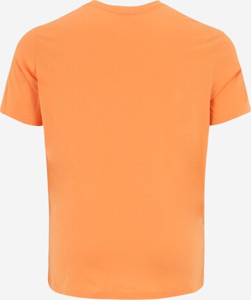 Jack & Jones Plus Tričko – oranžová