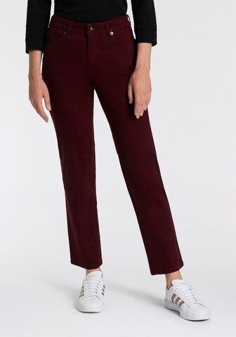 MAC Regular Jeans 'Melanie' in Red: front
