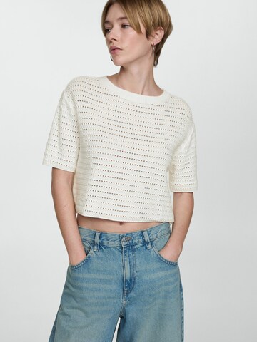 MANGO Pullover 'Sant' in Beige: Vorderseite