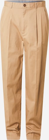 Michael Korsregular Hlače s naborima - smeđa boja: prednji dio