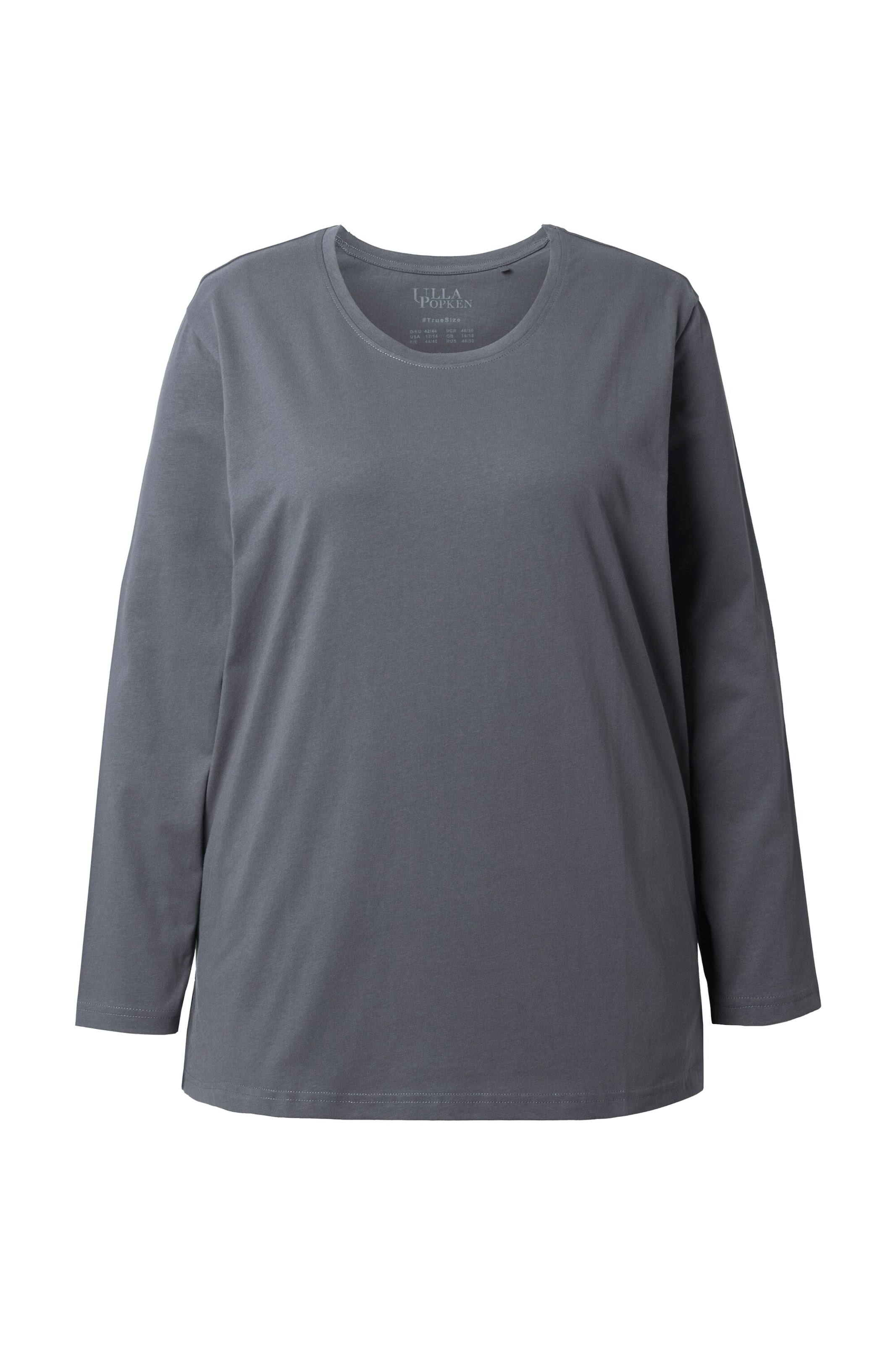 Ulla Popken Shirt in Grau: Vorderseite