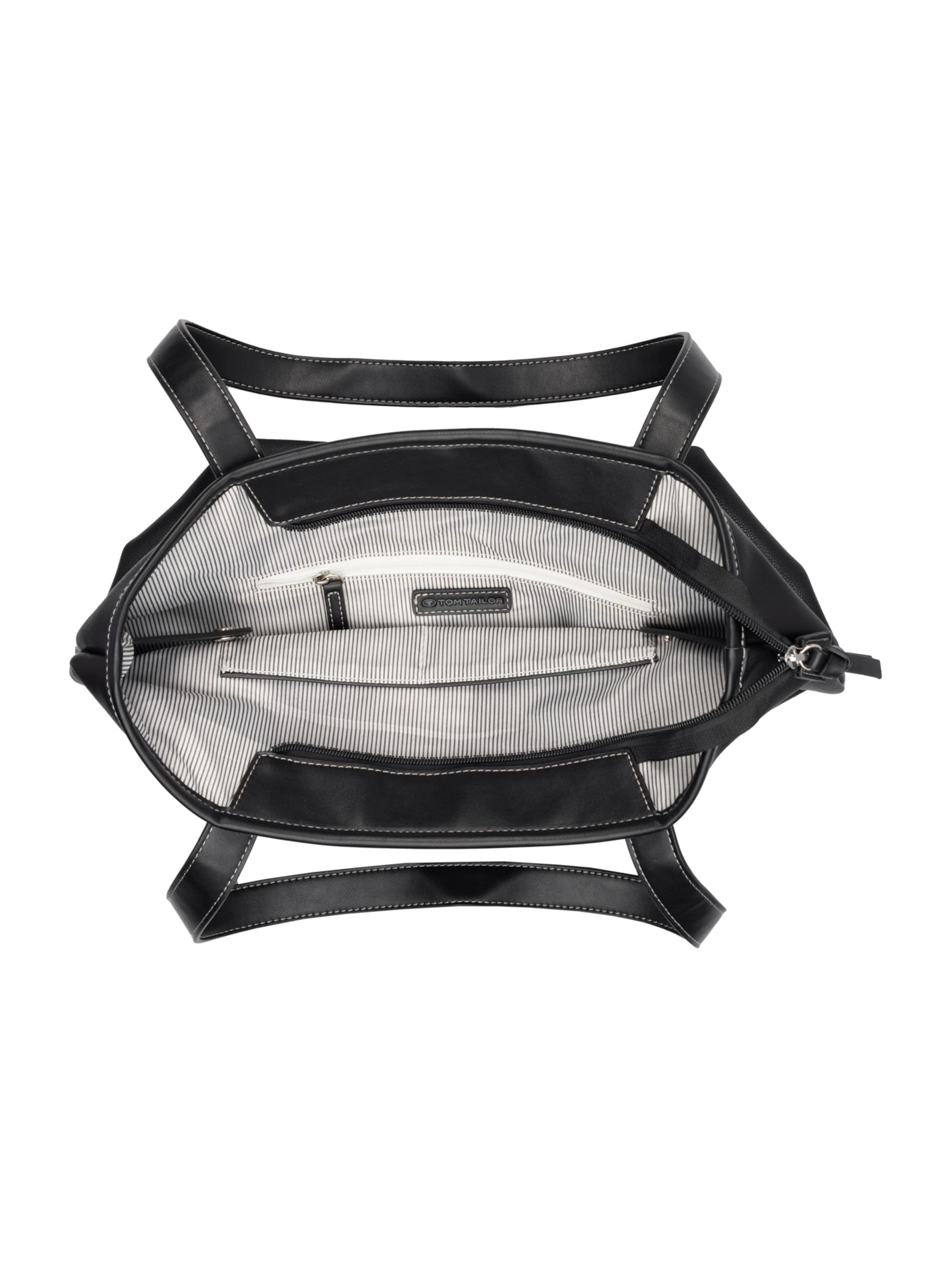 TOM TAILOR Shopper 'Leora' in Black