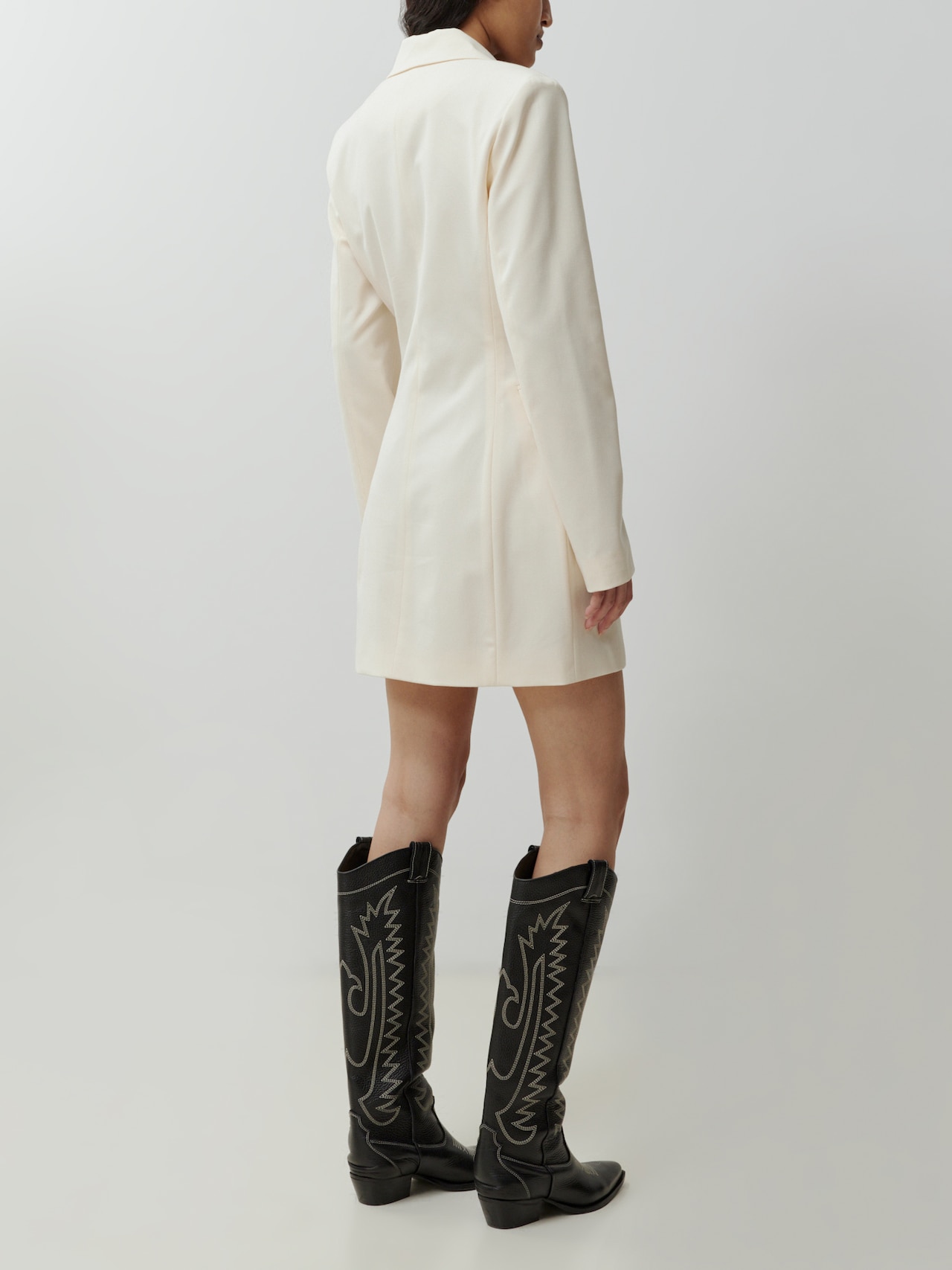 EDITED Producten Jurk 'Maxi' Offwhite