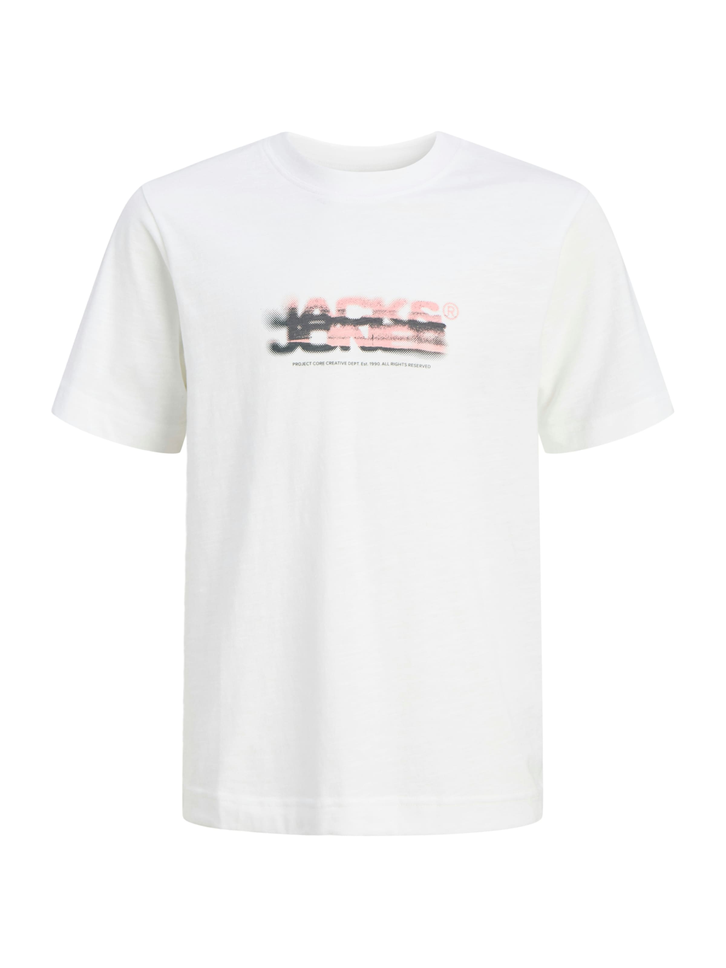 T-Shirt 'JCOSAGO' Jack & Jones Junior en blanc : devant