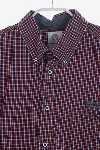 Bertoni Button Up Shirt in L in Red