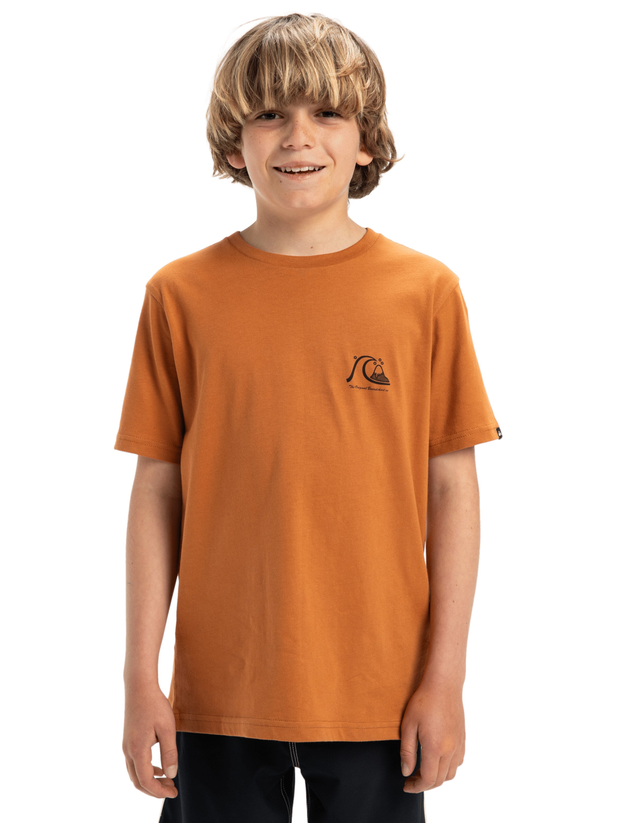 QUIKSILVER Shirt 'Evo Original' in Oranje: voorkant