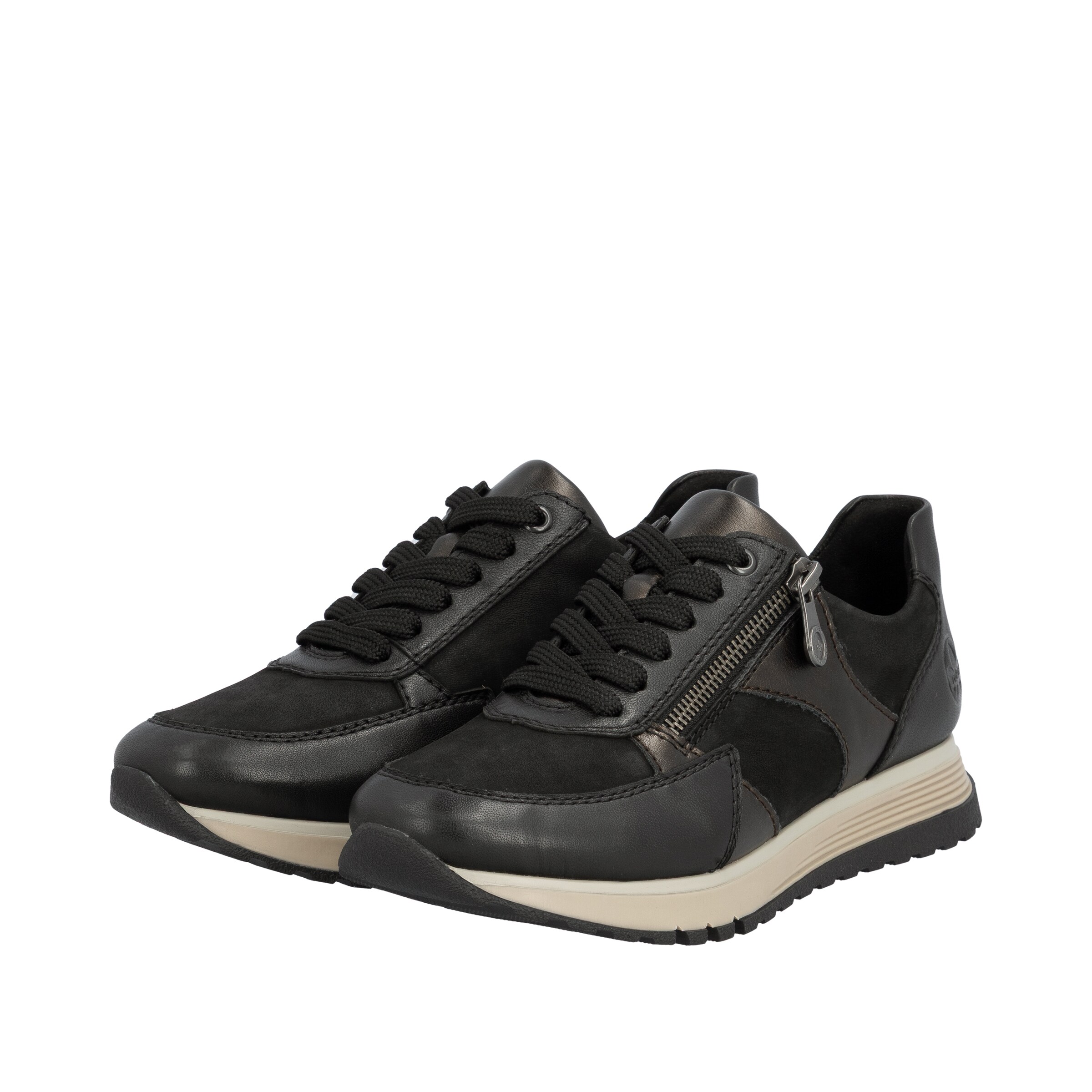 Baskets basses Rieker en noir