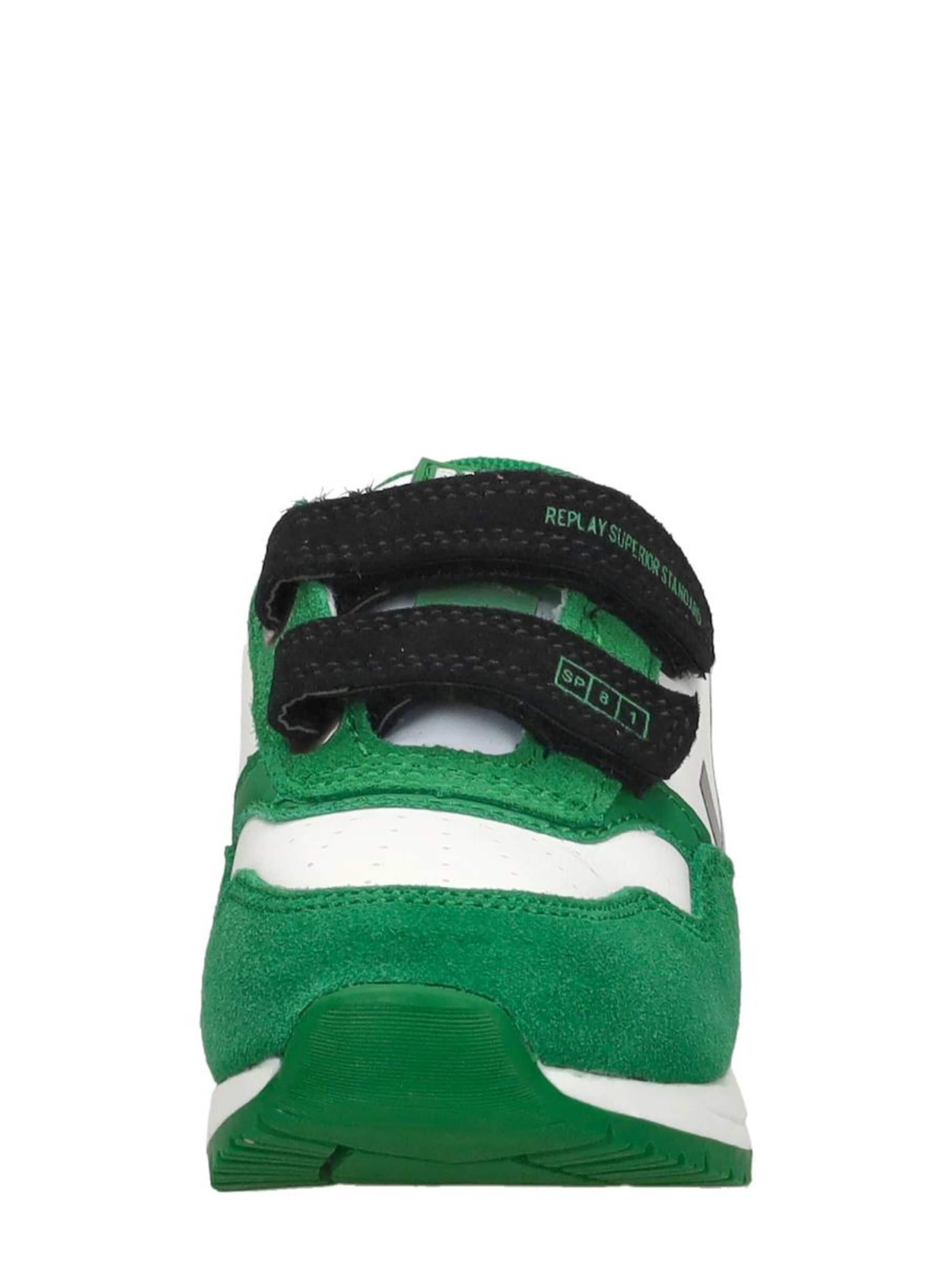 REPLAY Trainers 'Shoot Kid' in Green