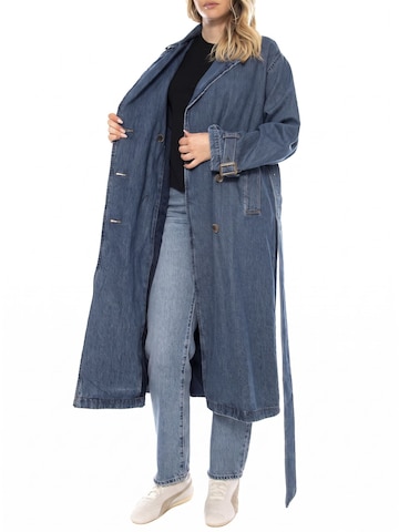 LEVI'S ® Kurtka przejściowa 'Levi's® Spade Women's Denim Trench Coat -- Women's Coat Blue Women' w kolorze niebieski