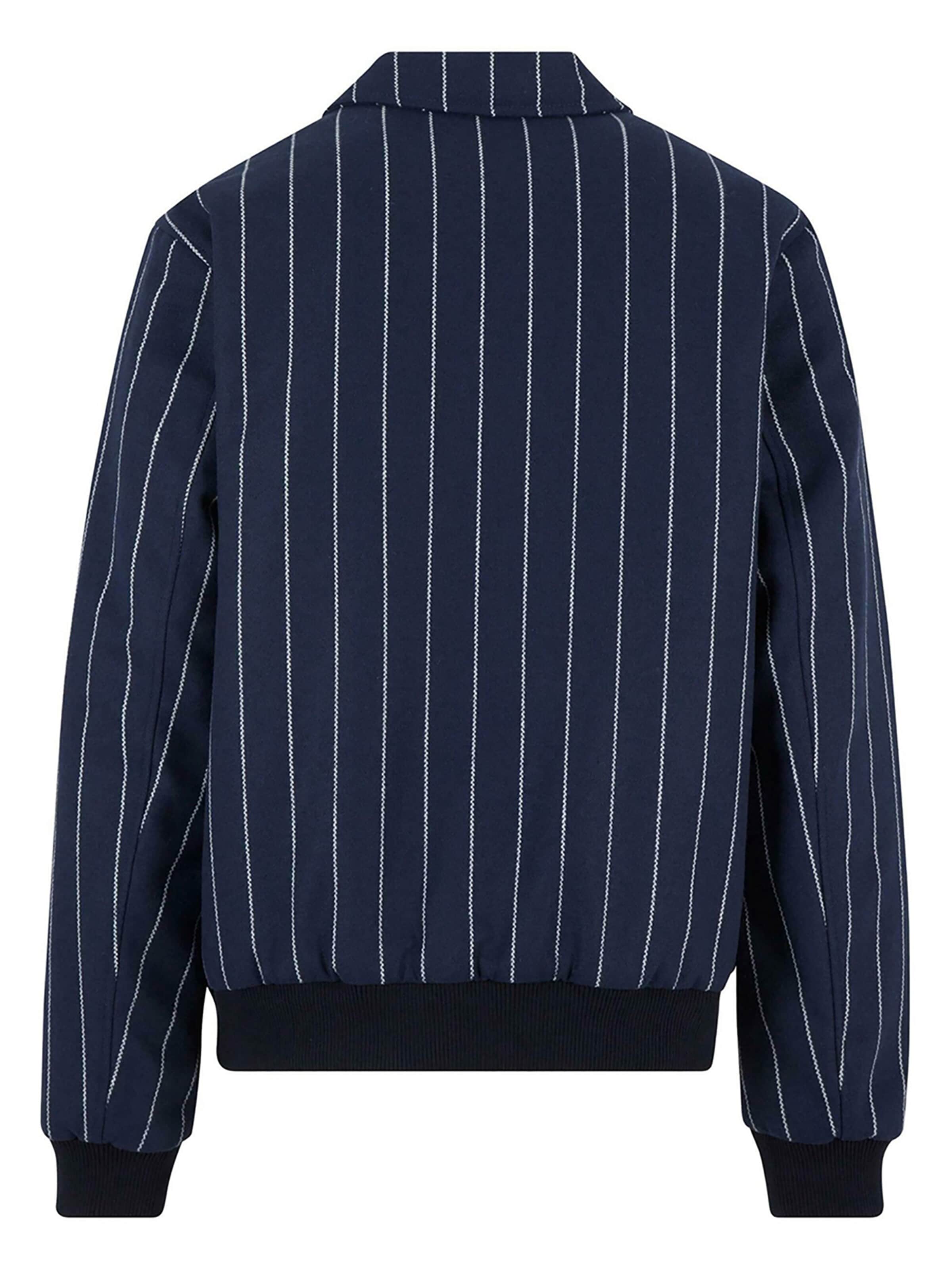 Karl Kani Kurtka outdoor 'Pinstripes' w kolorze niebieski