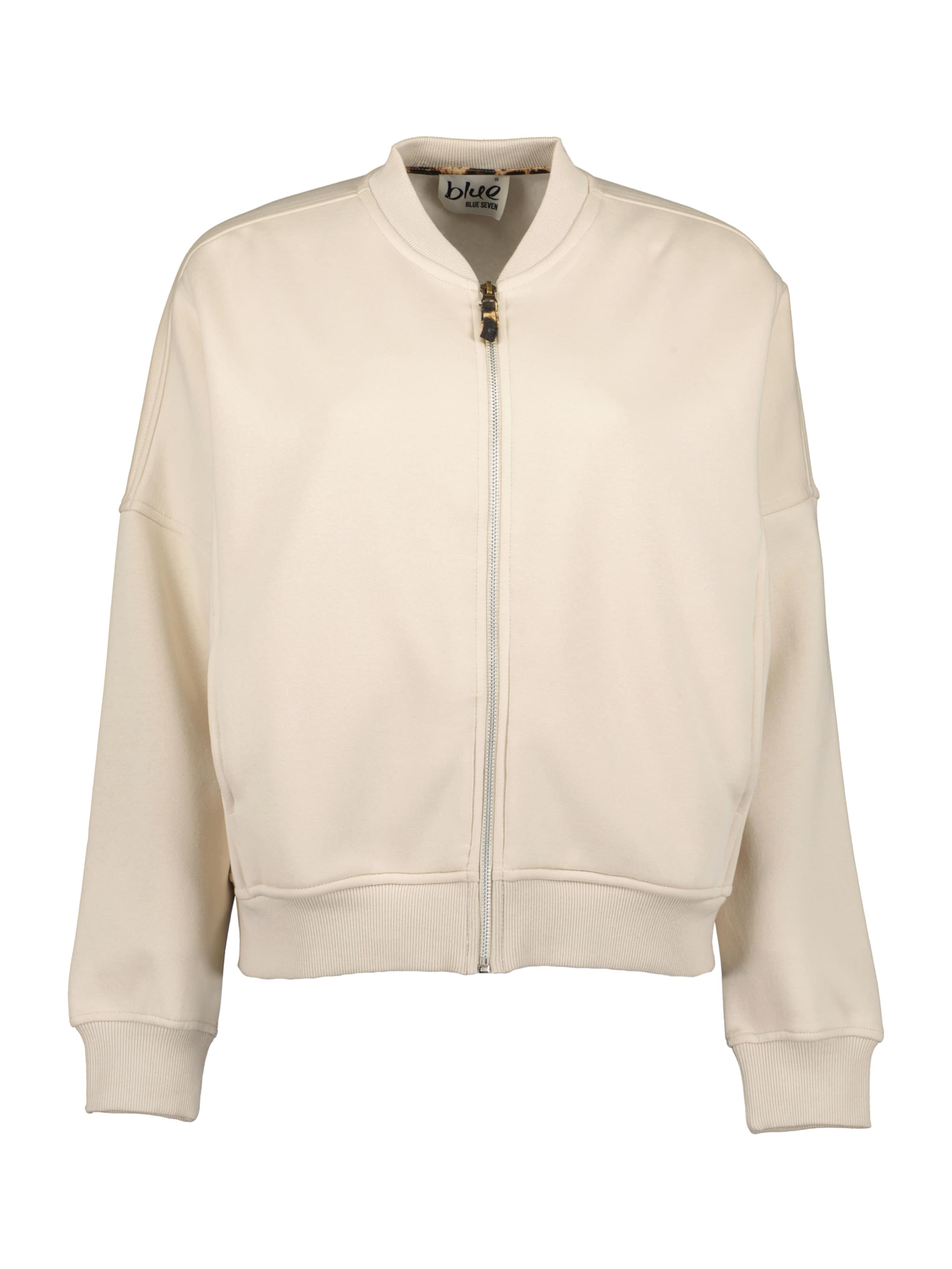 BLUE SEVEN Ζακέτα φούτερ σε μπεζ: μπροστά