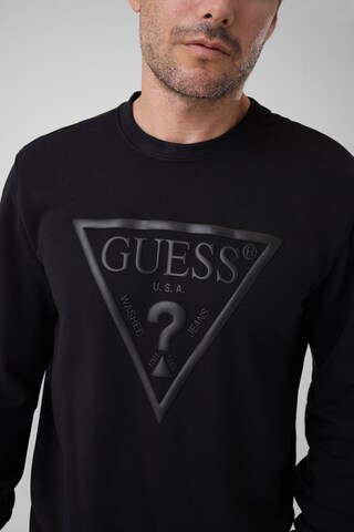 GUESS Tréning póló 'Audley' - fekete