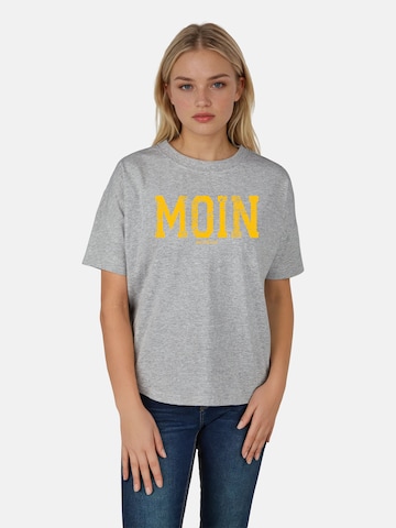 salzhaut Shirt ' LEEV-MOIN ' in Grijs: voorkant