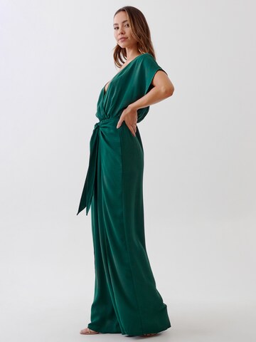 Tussah Jumpsuit 'RAVEN' in Green