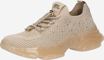 Baskets basses 'Meter' STEVE MADDEN en beige : devant
