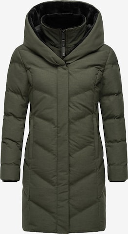 Manteau d’hiver 'Natalka' Ragwear en vert : devant