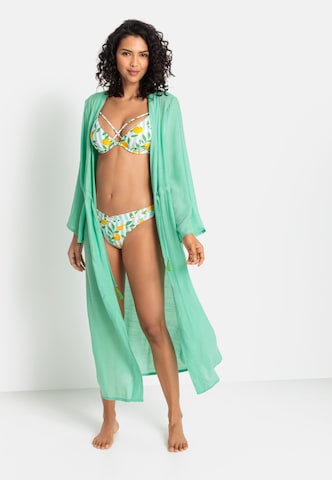 BUFFALO Kimono in Green: front