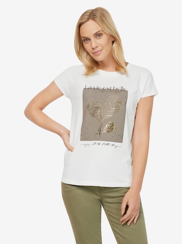 T-shirt Linea Tesini by heine en beige : devant