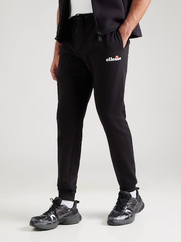 ELLESSE Zúžený strih Nohavice 'Cravo 2' - Čierna: predná strana