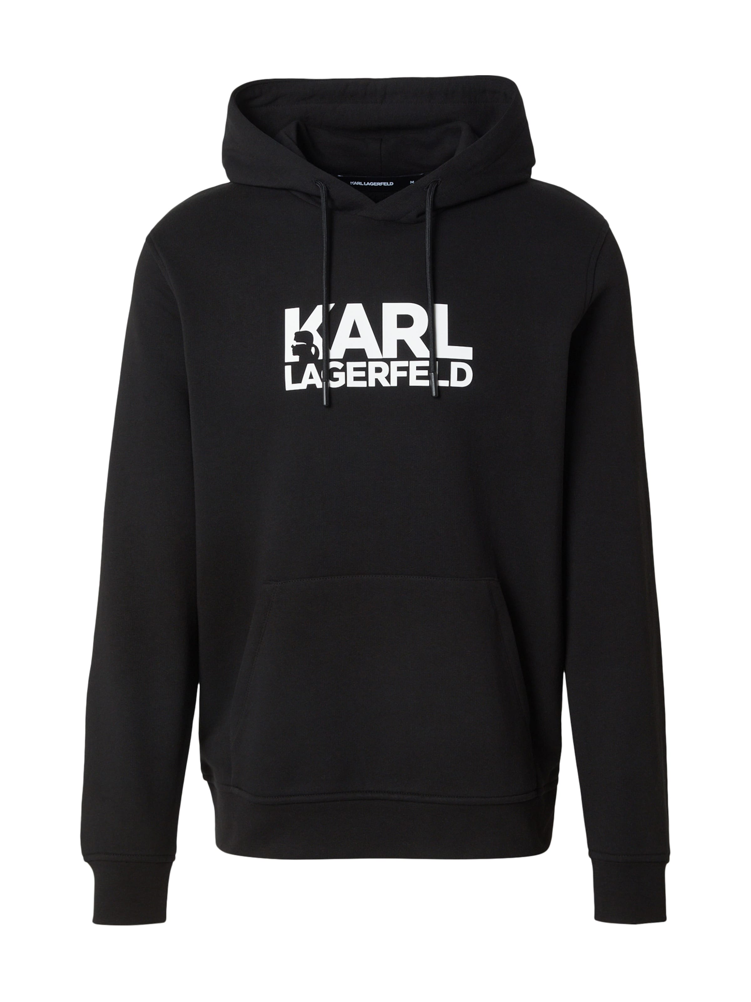 Karl Lagerfeld Mikina – černá: přední strana
