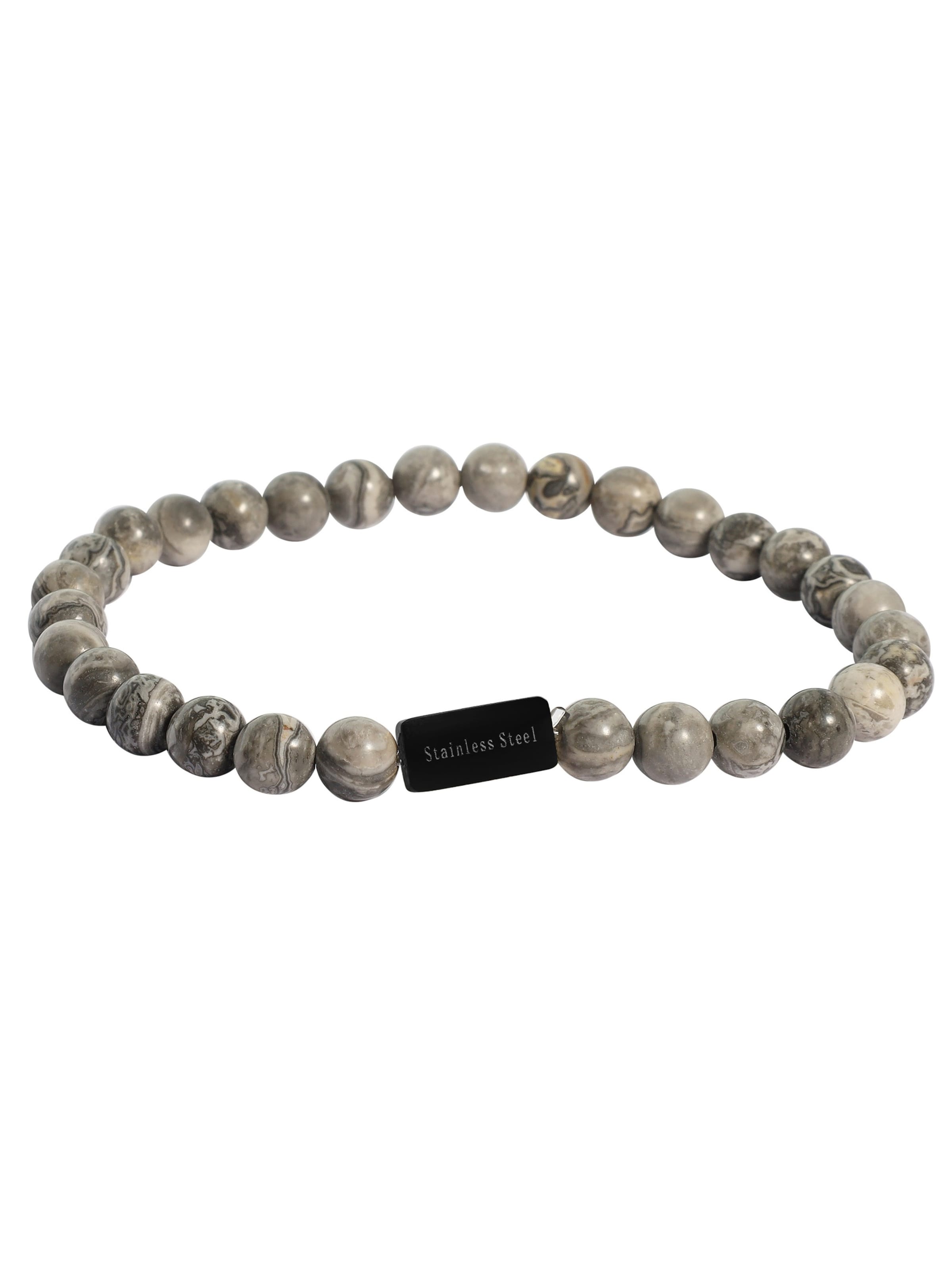 Akzent Bracelet 'Bodhi, langlebig' in Grey: front