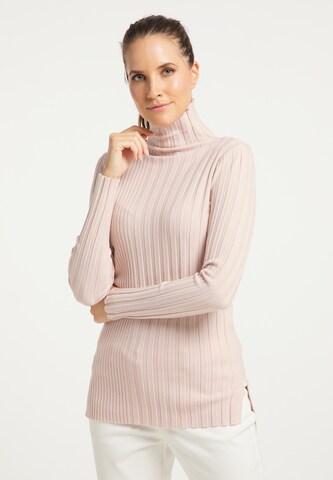 DreiMaster Klassik Sweater in Pink: front