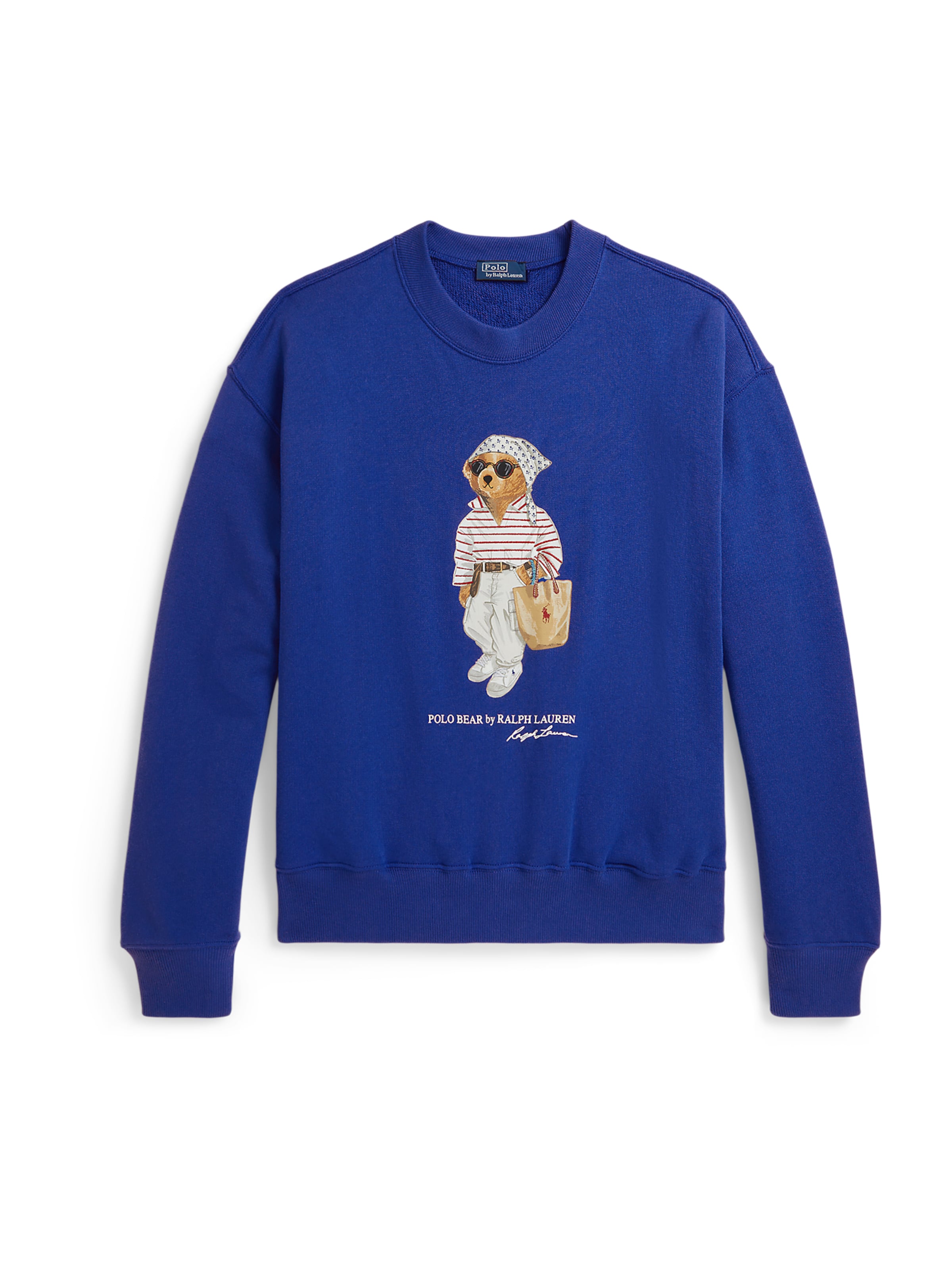 Polo Ralph Lauren Sweatshirt 'ISLAND' in Blue: front