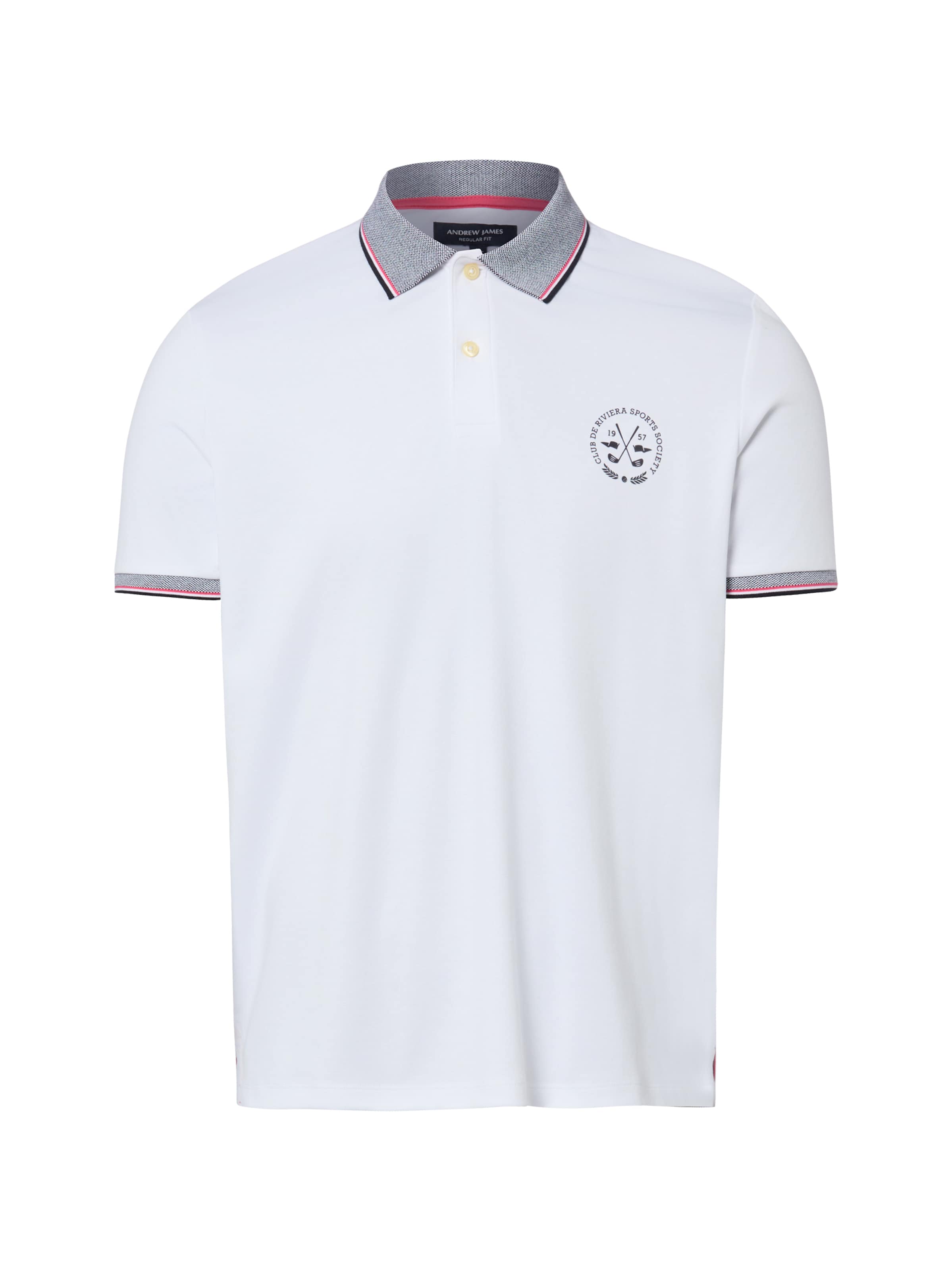 Andrew James Shirt in White: front