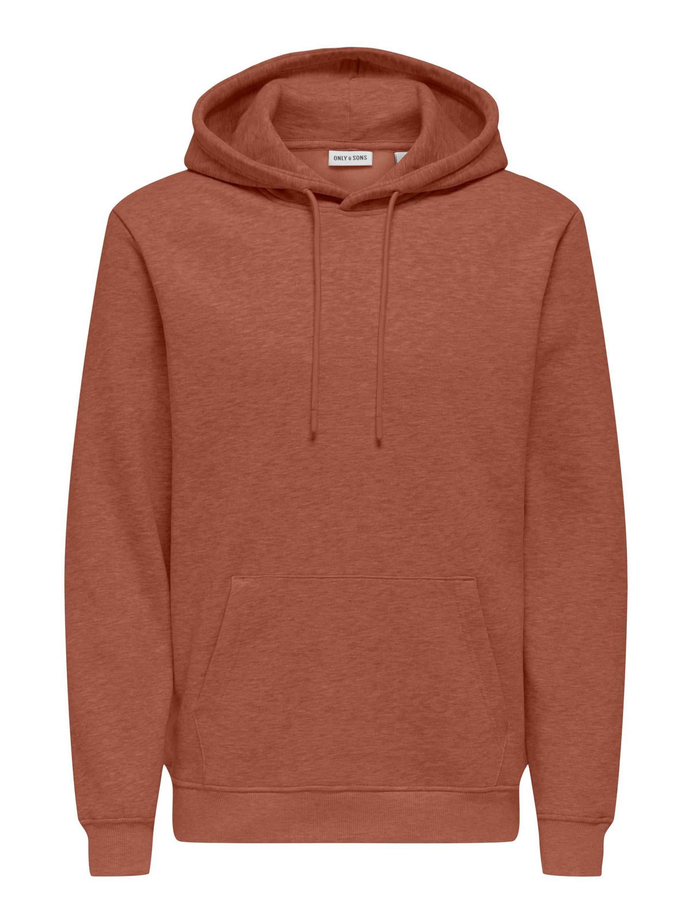 Only & Sons Sweatshirt 'ONSConnor' in rostbraun, Produktansicht