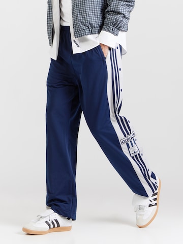 ADIDAS ORIGINALS Свободный крой Штаны 'ADIBREAK' в Синий: спереди