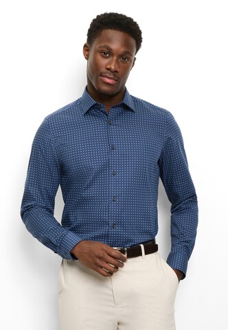 OLYMP Regular Fit Hemd in Blau: Vorderseite