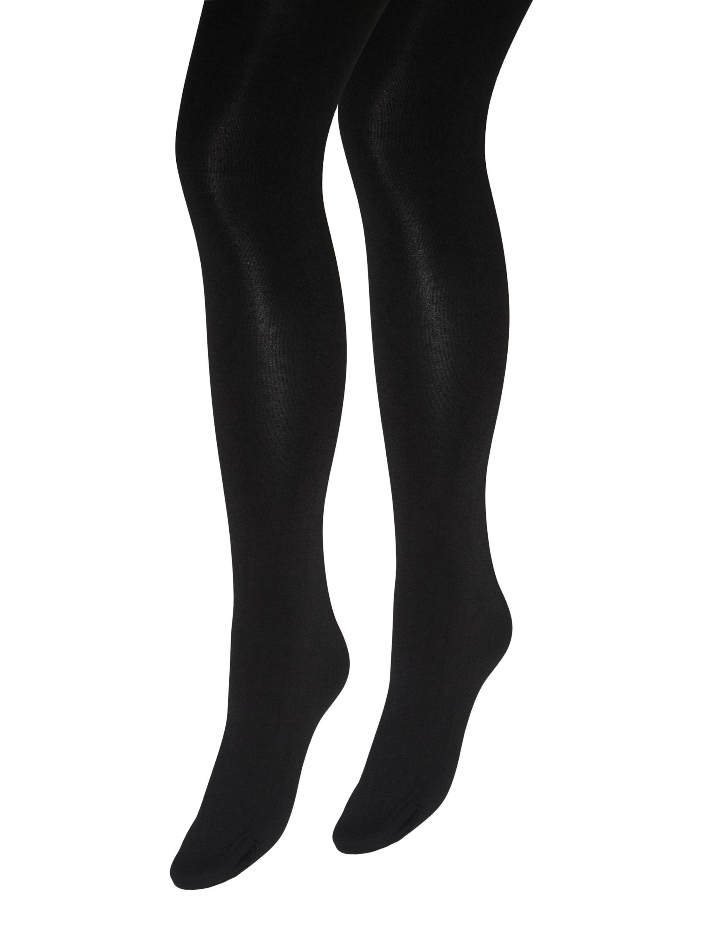 Vero Moda Curve - Leotardos 'VMCLove' en negro: frente