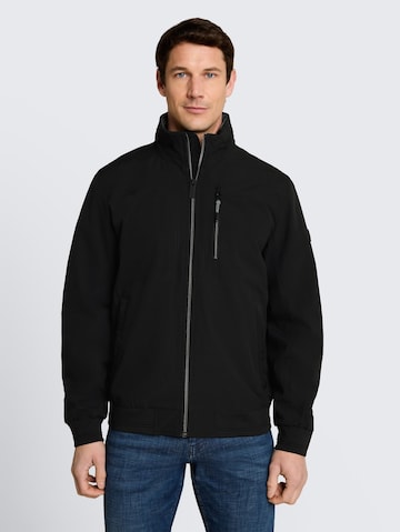 TOM TAILOR Between-Season Jacket in Black: front