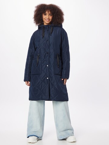 Dorothy Perkins Between-Seasons Coat in Blue: front