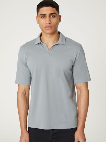 DAN FOX APPAREL Shirt 'Curt' in Grijs: voorkant