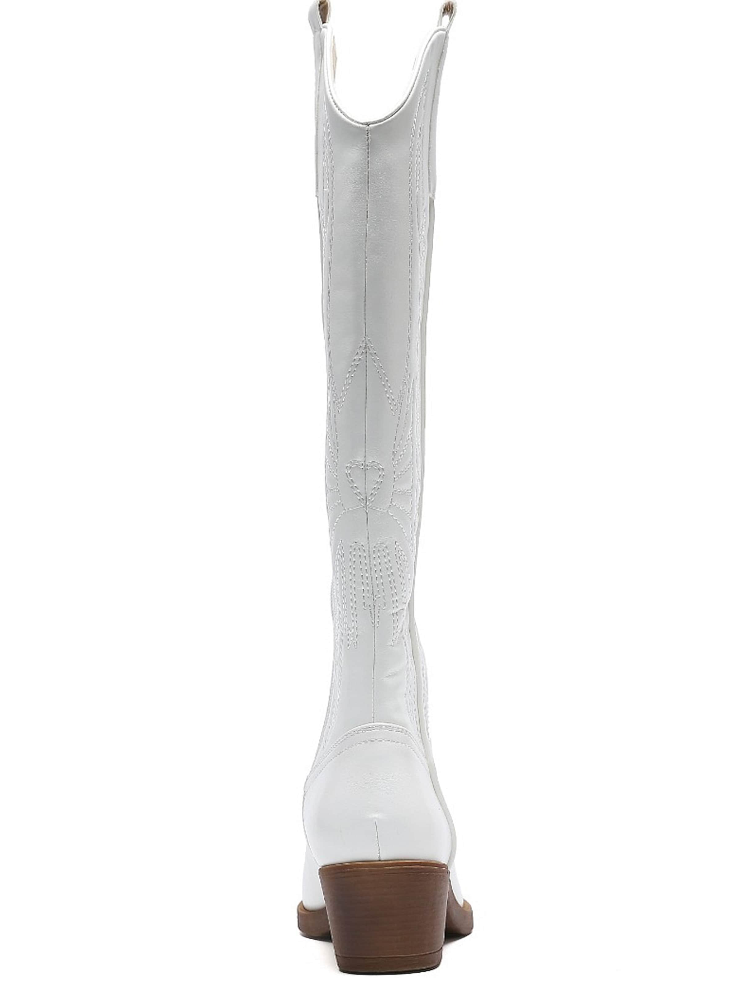 Bottes de cowboy Smile Favorites en blanc