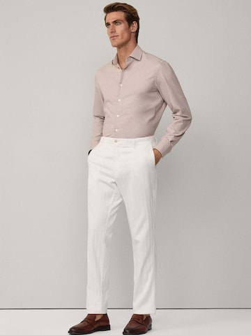 Hackett London Slim Fit Hemd in Beige