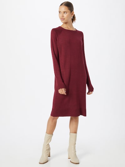Rochie tricotat 'MEGHAN' VERO MODA pe roșu vin, Vizualizare model